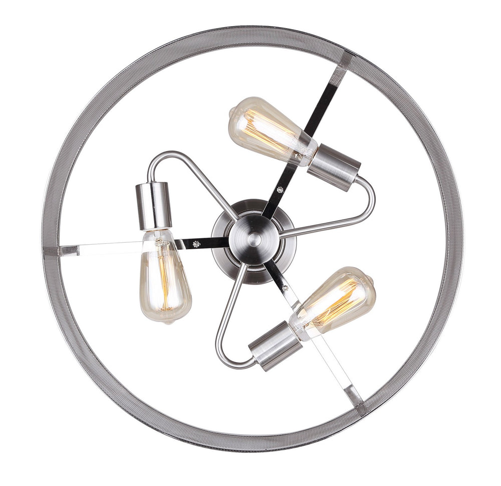 Canarm Canada - ICH626A03BN20 - Three Light Chandelier - Beckett - Brushed Nickel