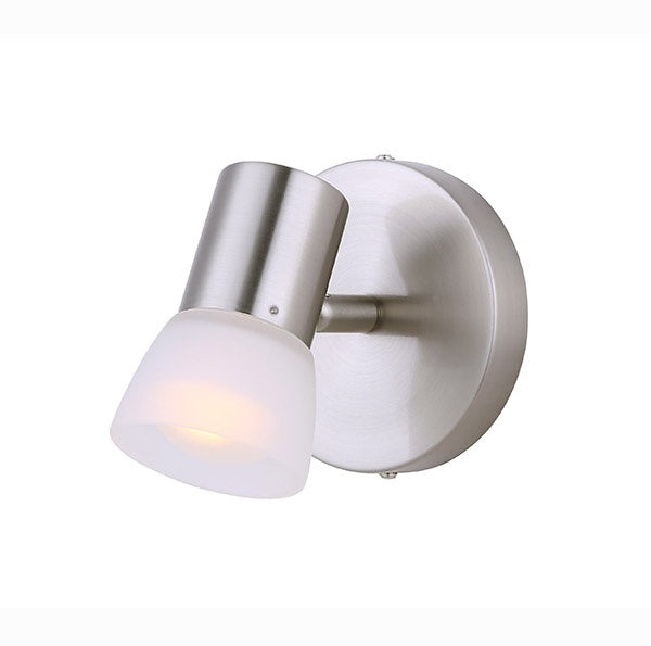 Hudson One Light Ceiling/Wall Mount in Brushed Nickel - available from The Lighting Shoppe, trusted by Canadian homeowners