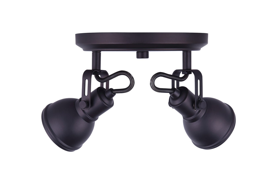 Canarm Canada - ICW622A02ORB10 - Two Light Ceiling/Wall Mount - Polo - Oil Rubbed Bronze