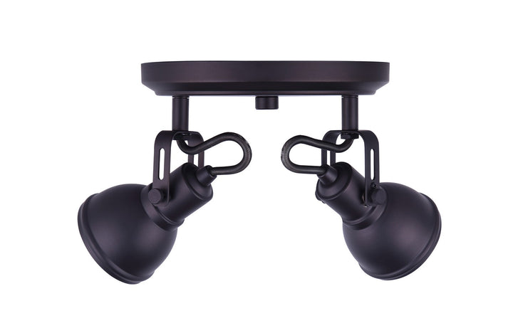 Canarm Canada - ICW622A02ORB10 - Two Light Ceiling/Wall Mount - Polo - Oil Rubbed Bronze