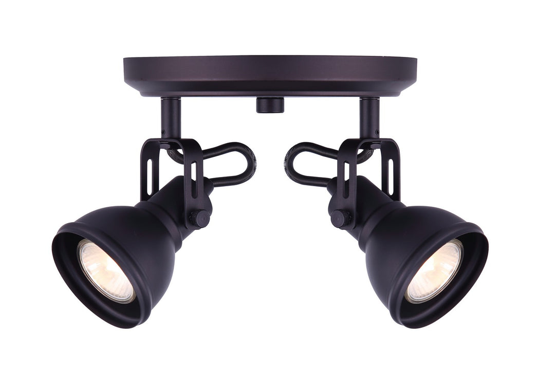 Polo Two Light Ceiling/Wall Mount in Oil Rubbed Bronze - available from The Lighting Shoppe, trusted by Canadian homeowners