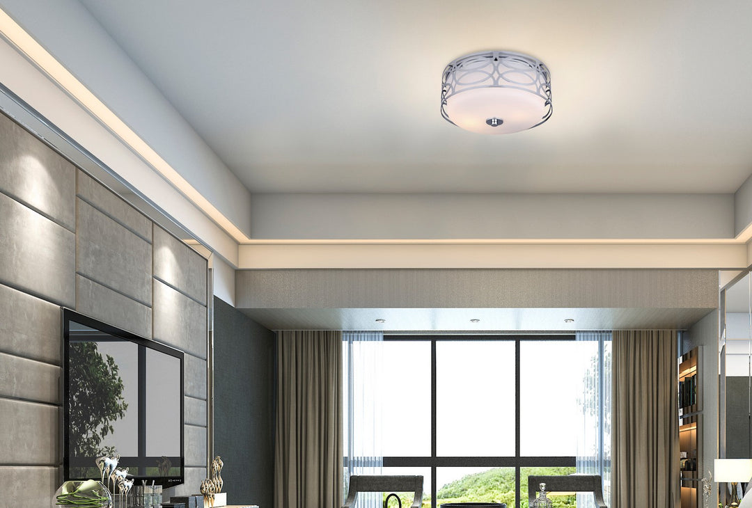 Canarm Canada - IFM173B12CH - Two Light Flush Mount - Drake - Chrome