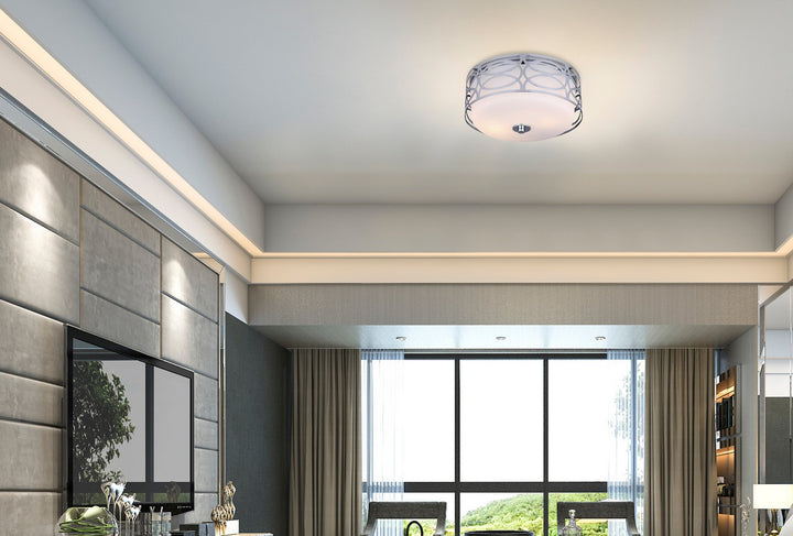 Canarm Canada - IFM173B12CH - Two Light Flush Mount - Drake - Chrome
