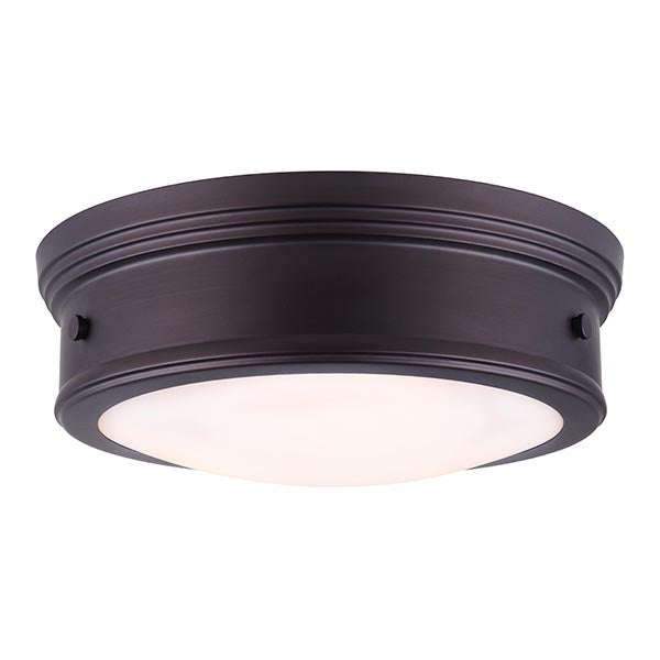 Boku Two Light Flush Mount in Oil Rubbed Bronze - available from The Lighting Shoppe, trusted by Canadian homeowners