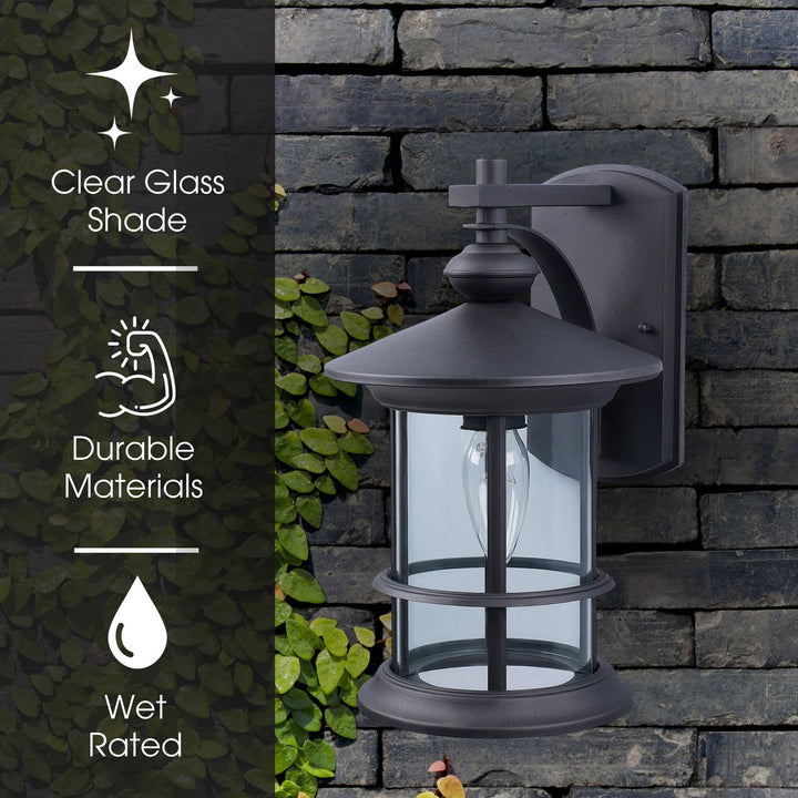 Canarm Canada - IOL124BK - One Light Outdoor Downlight - Treehouse - Black