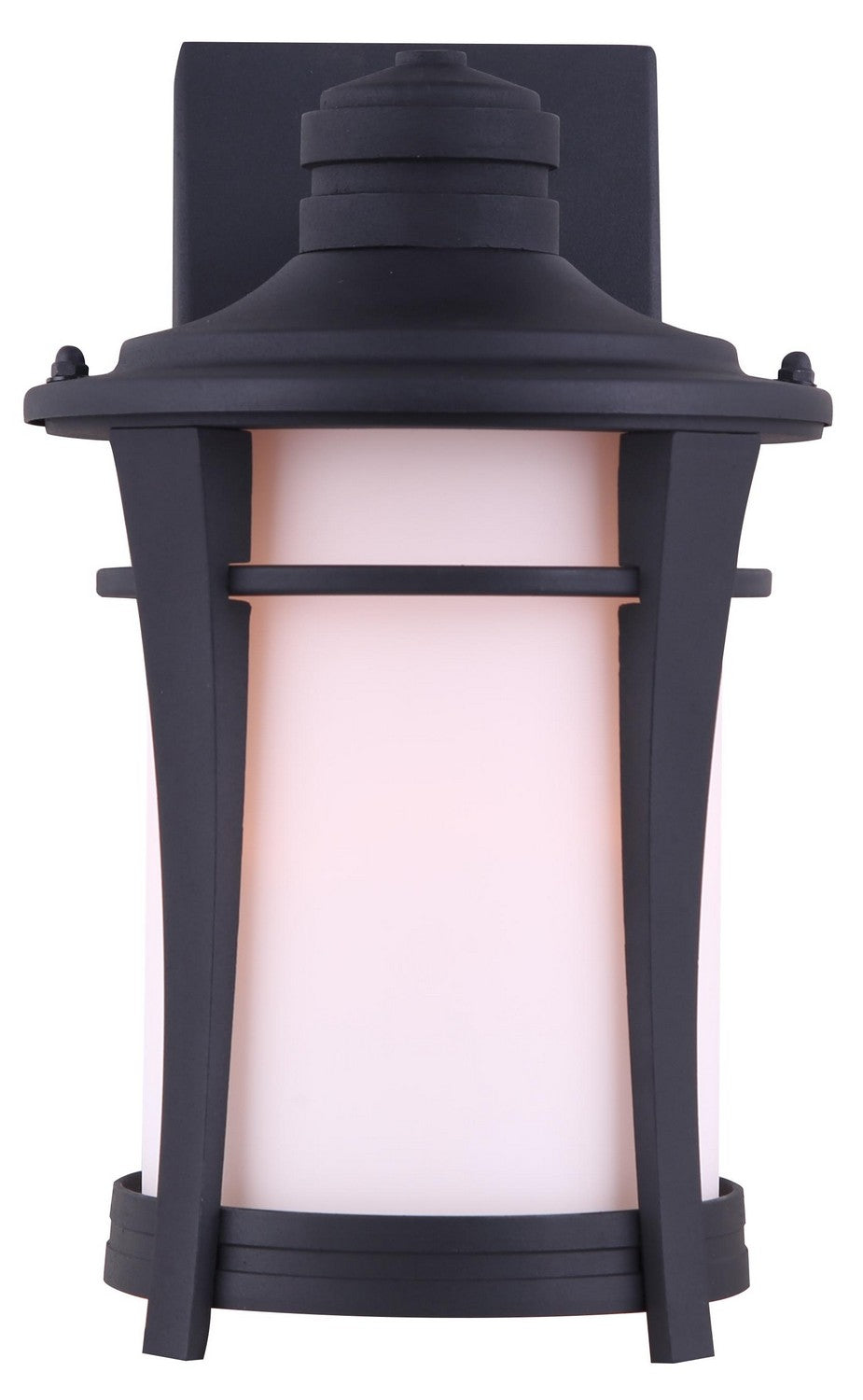 Maya One Light Outdoor Lantern in Black - available from The Lighting Shoppe, trusted by Canadian homeowners
