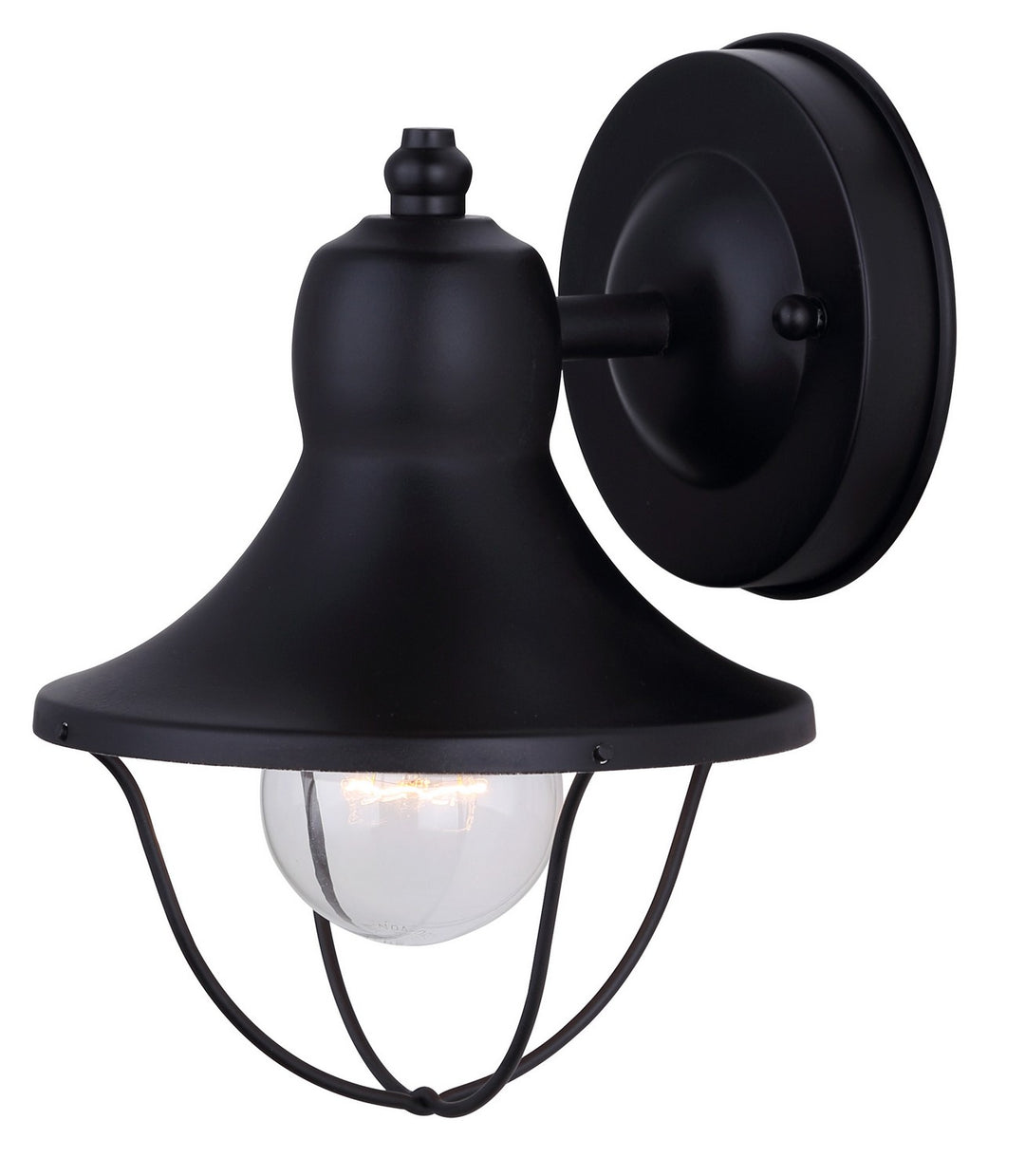 Outdoor One Light Outdoor Lantern in Black - available from The Lighting Shoppe, trusted by Canadian homeowners