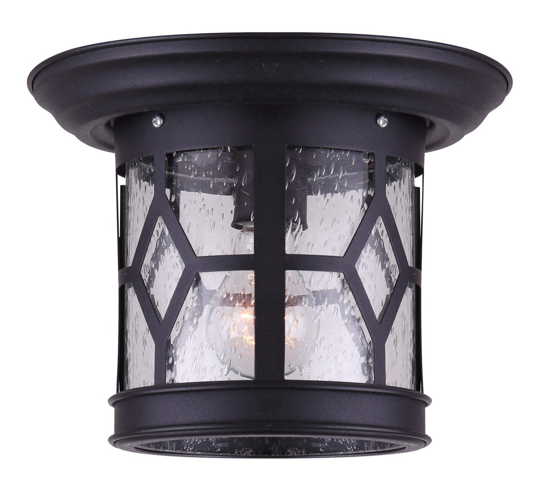 Atlanta One Light Outdoor Downlight in Black - available from The Lighting Shoppe, trusted by Canadian homeowners