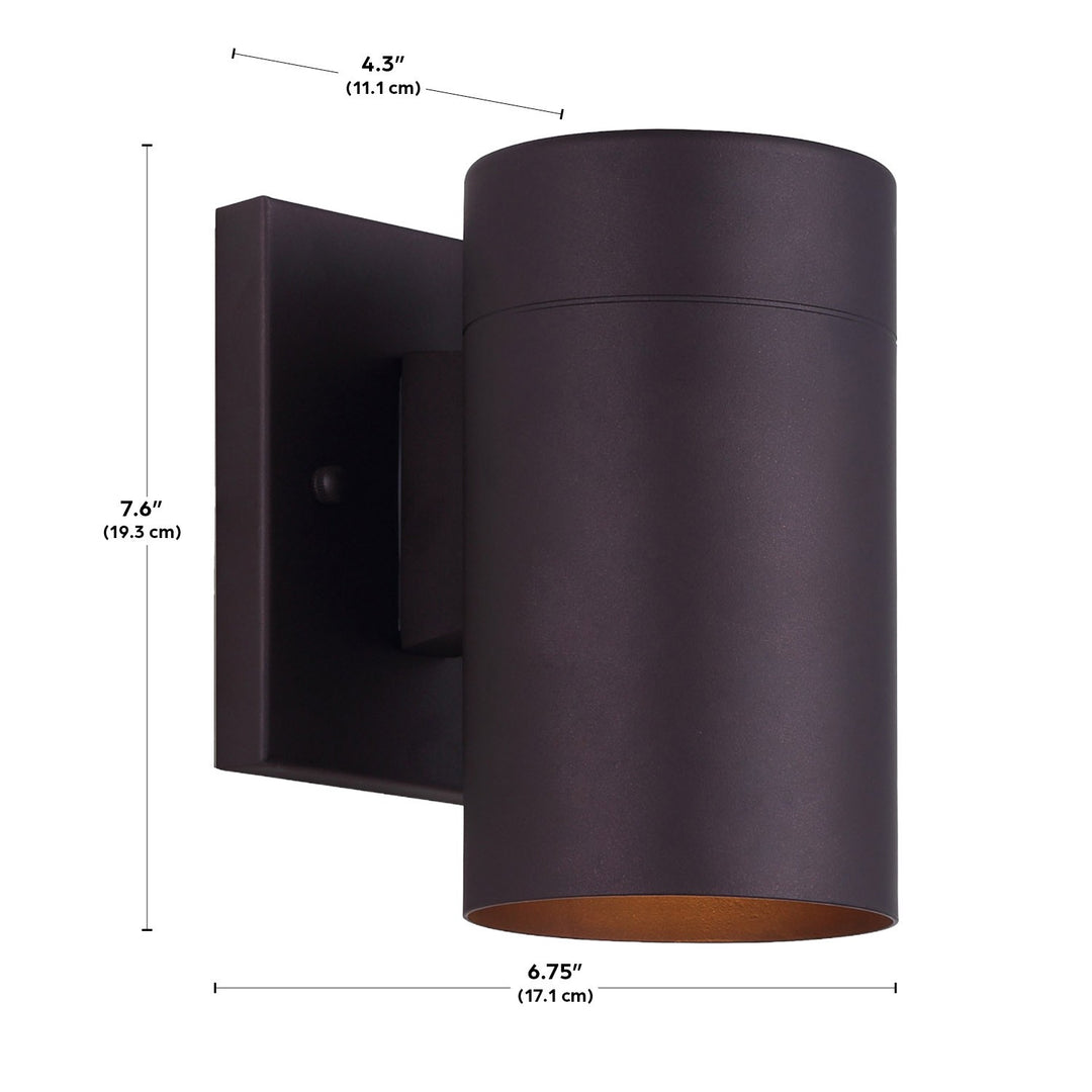Canarm Canada - IOL211ORB - One Light Outdoor Downlight - Night Sky - Oil Rubbed Bronze