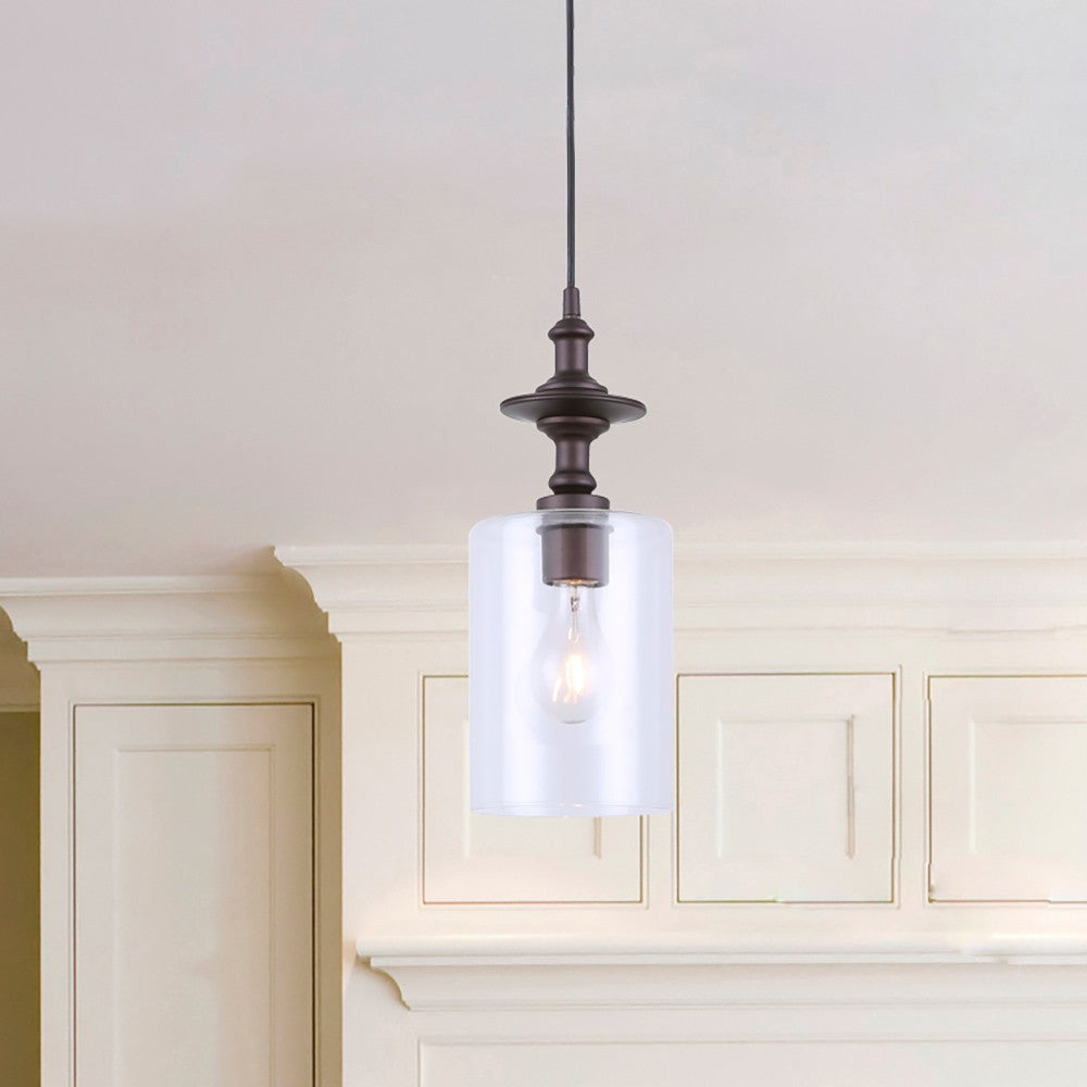 Canarm Canada - IPL276B01ORB - One Light Pendant - York - Oil Rubbed Bronze