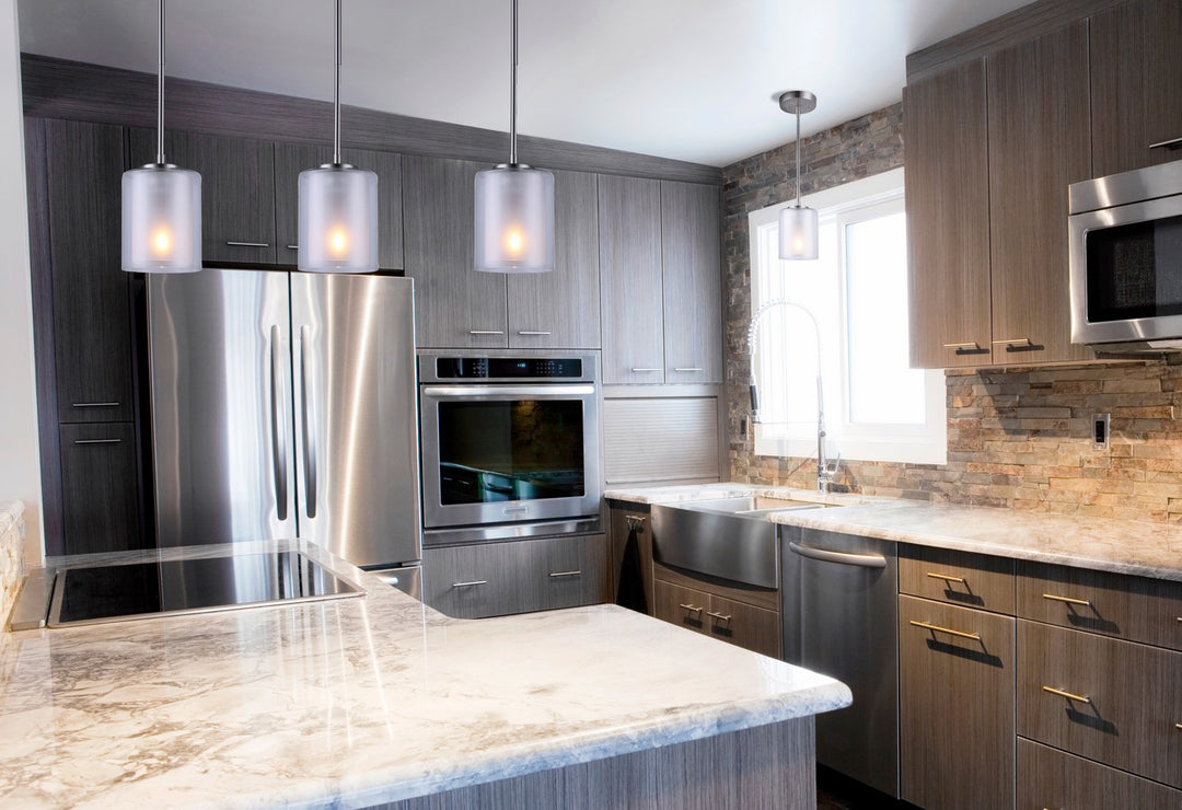 Canarm Canada - IPL575A01BN - One Light Pendant - Bay - Brushed Nickel