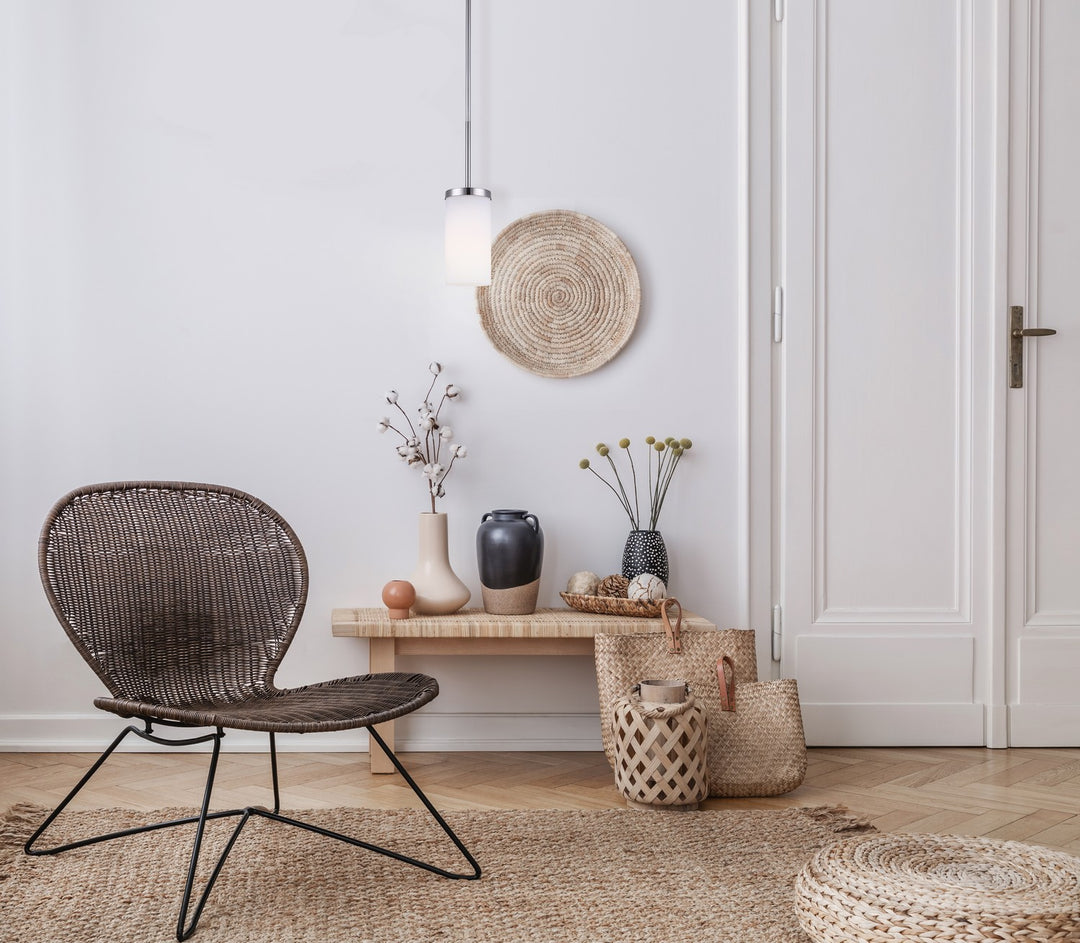 Canarm Canada - IPL578A01BN - One Light Pendant - River - Brushed Nickel