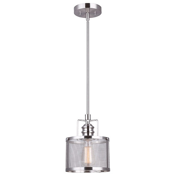 One Light Pendant in Brushed Nickel - available from The Lighting Shoppe, trusted by Canadian homeowners