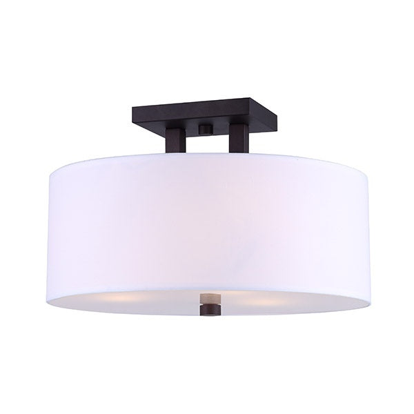 Canarm Canada - ISF578A03ORB - Three Light Semi Flush Mount - River - Oil Rubbed Bronze