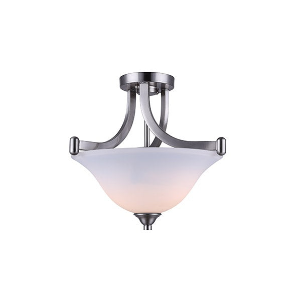 Canarm Canada - ISF587A02BN - Two Light Semi-Flush Mount - Rue - Brushed Nickel