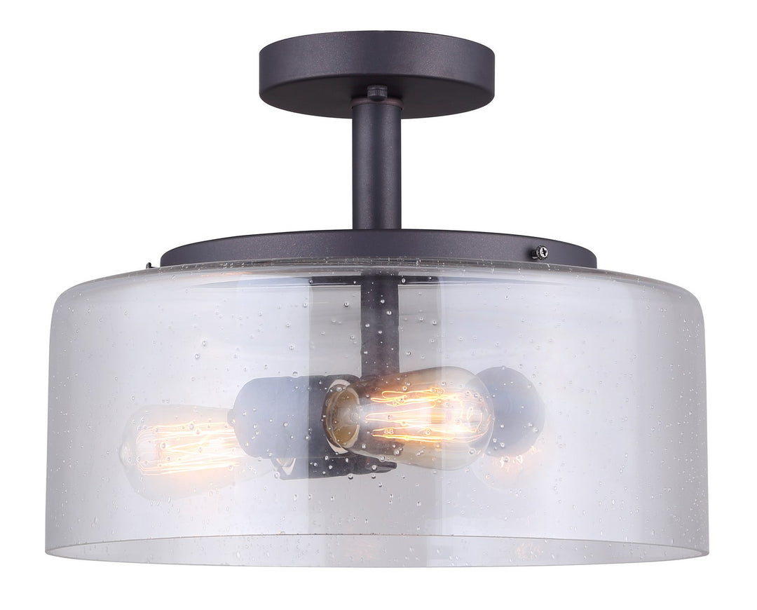 Canarm Canada - ISF633A03ORB - Three Light Semi Flush Mount - Nash - Oil Rubbed Bronze