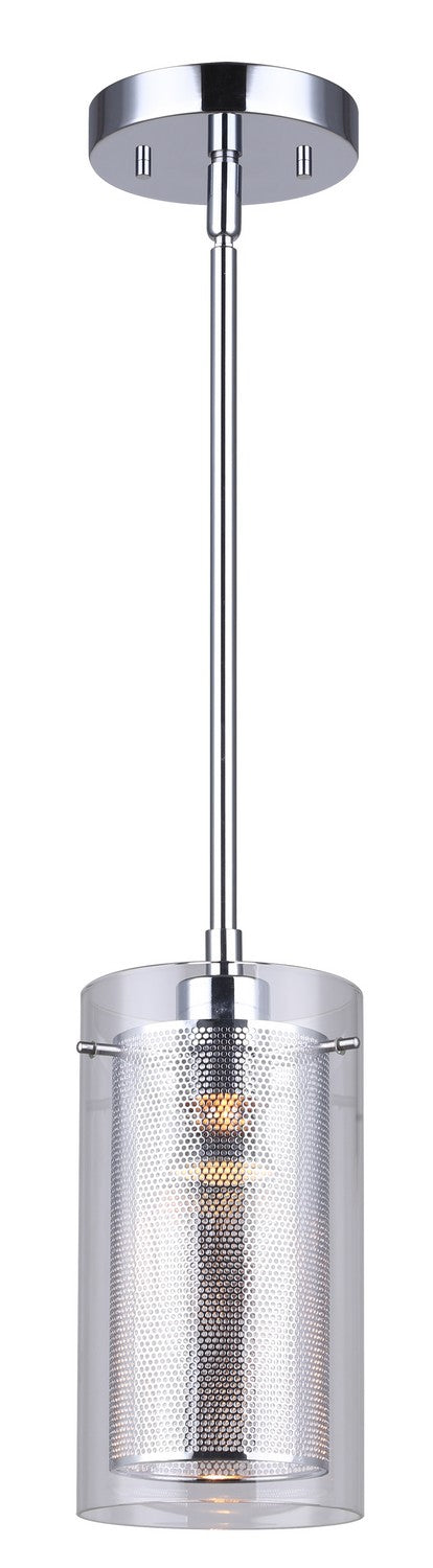 Rohe One Light Pendant in Chrome - available from The Lighting Shoppe, trusted by Canadian homeowners