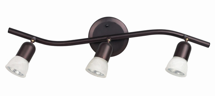 James One Light Track Lighting in Oil Rubbed Bronze - available from The Lighting Shoppe, trusted by Canadian homeowners