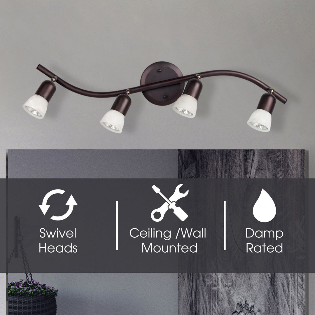 Canarm Canada - IT356A04ORB10 - Four Light Track Lighting - James - Oil Rubbed Bronze