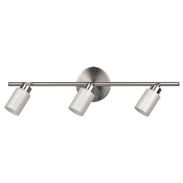 Margo Three Light Track Lighting in Brushed Pewter - available from The Lighting Shoppe, trusted by Canadian homeowners