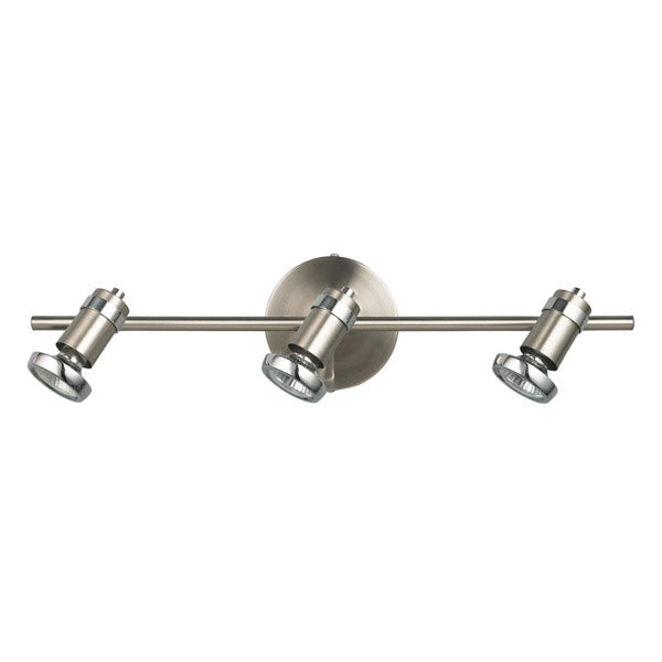 Canarm Canada - IT391A03BCH10 - Three Light Track Light - Shay - Brushed Pewter/Chrome