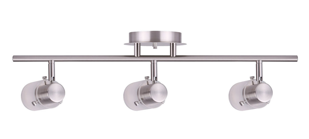 Cole Six Light Track in Brushed Nickel - available from The Lighting Shoppe, trusted by Canadian homeowners