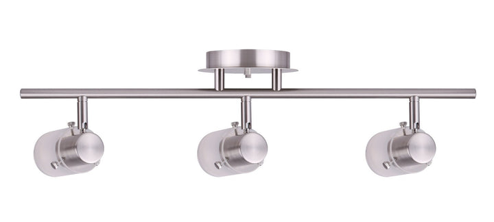 Cole Six Light Track in Brushed Nickel - available from The Lighting Shoppe, trusted by Canadian homeowners
