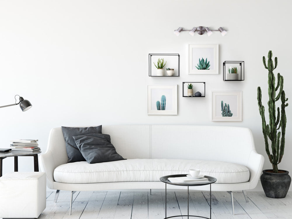 Canarm Canada - IT517A04BN - Four Light Track - Hudson - Brushed Nickel