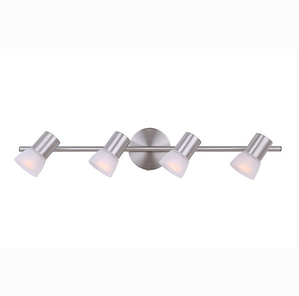 Hudson Four Light Track in Brushed Nickel - available from The Lighting Shoppe, trusted by Canadian homeowners