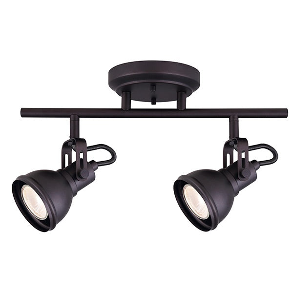 Polo Two Light Track in Oil Rubbed Bronze - available from The Lighting Shoppe, trusted by Canadian homeowners