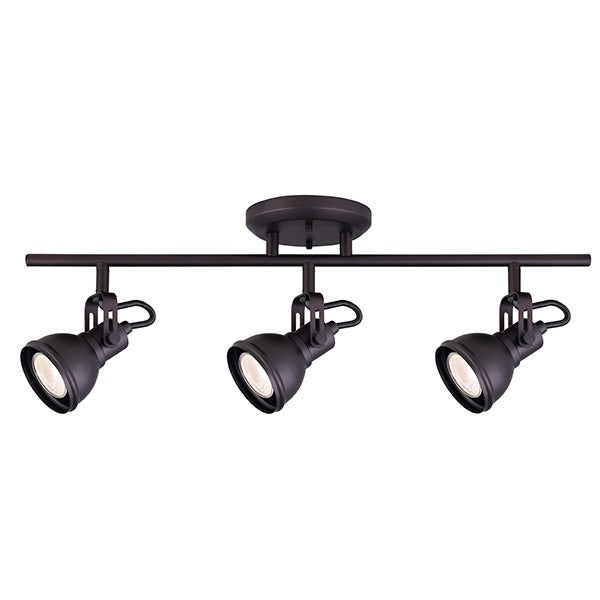 Polo Three Light Track in Oil Rubbed Bronze - available from The Lighting Shoppe, trusted by Canadian homeowners