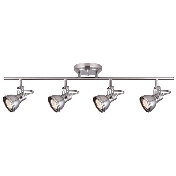 Polo Four Light Track in Brushed Nickel - available from The Lighting Shoppe, trusted by Canadian homeowners