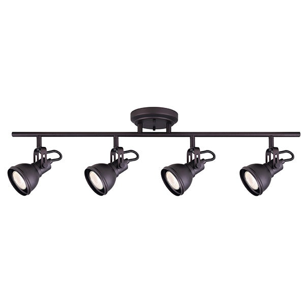 Polo Four Light Track in Oil Rubbed Bronze - available from The Lighting Shoppe, trusted by Canadian homeowners