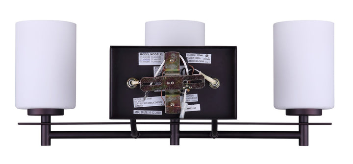 Canarm Canada - IVL363A03ORB - Three Light Vanity - Carlton - Oil Rubbed Bronze