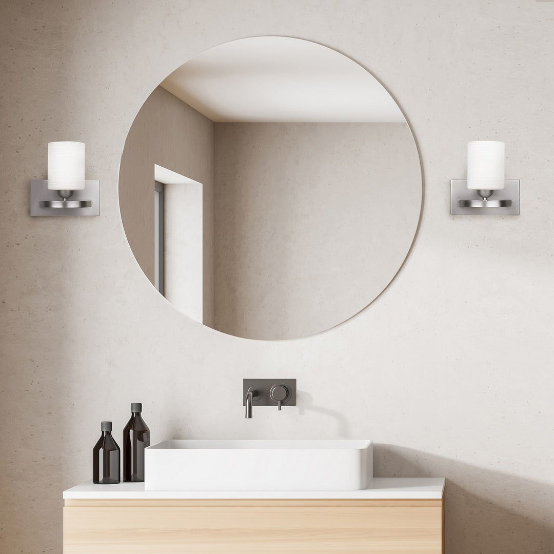 Canarm Canada - IVL370A01BPT - One Light Vanity - Hampton - Brushed Pewter