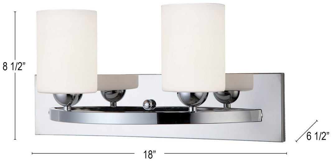 Canarm Canada - IVL370A02CH-O - Two Light Vanity - Hampton - Chrome
