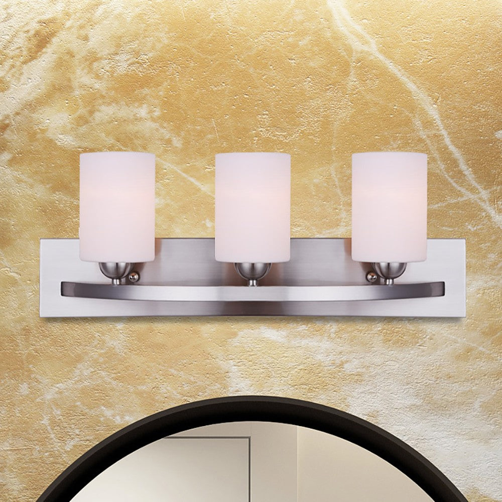 Canarm Canada - IVL370A03BPT - Three Light Vanity - Hampton - Brushed Pewter