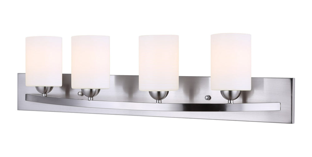 Canarm Canada - IVL370A04BPT - Four Light Vanity - Hampton - Brushed Pewter