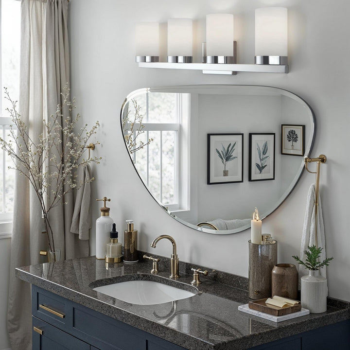 Canarm Canada - IVL429A04CH - Four Light Vanity - Milo - Chrome