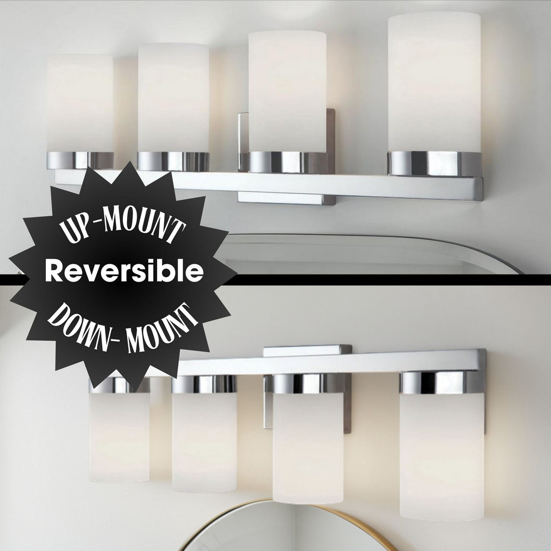 Canarm Canada - IVL429A04CH - Four Light Vanity - Milo - Chrome