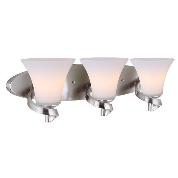 Canarm Canada - IVL587A03BN - Three Light Vanity - Rue - Brushed Nickel