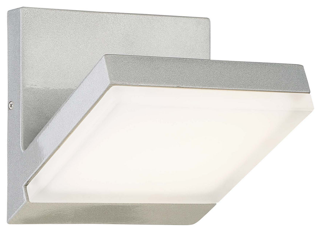 Angle LED Outdoor Lantern in Silver Dust - available from The Lighting Shoppe, trusted by Canadian homeowners