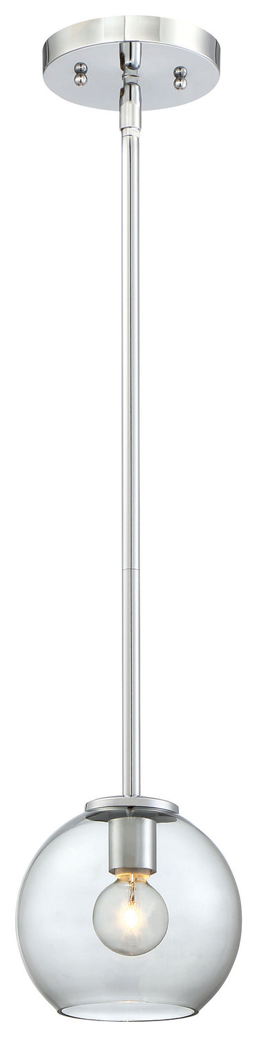 Exposed One Light Mini Pendant in Chrome - available from The Lighting Shoppe, trusted by Canadian homeowners