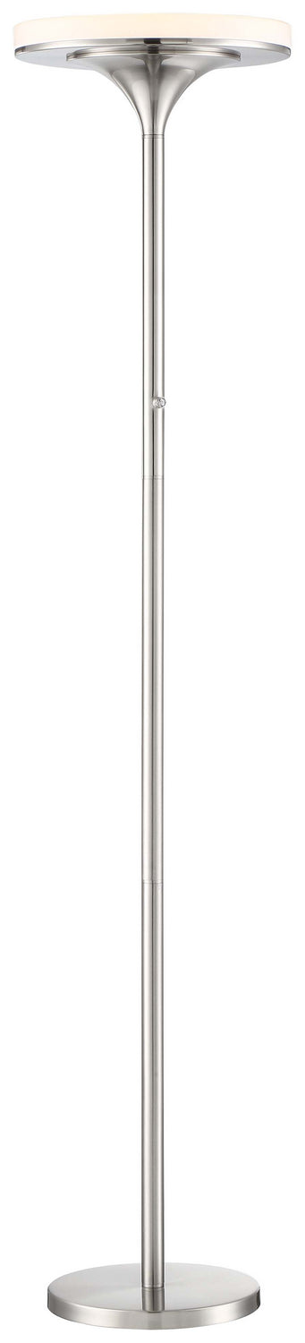 U. H. O. LED Torchiere in Brushed Nickel - available from The Lighting Shoppe, trusted by Canadian homeowners