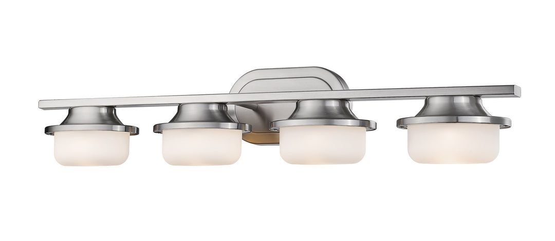 Optum LED Vanity in Brushed Nickel - available from The Lighting Shoppe, trusted by Canadian homeowners