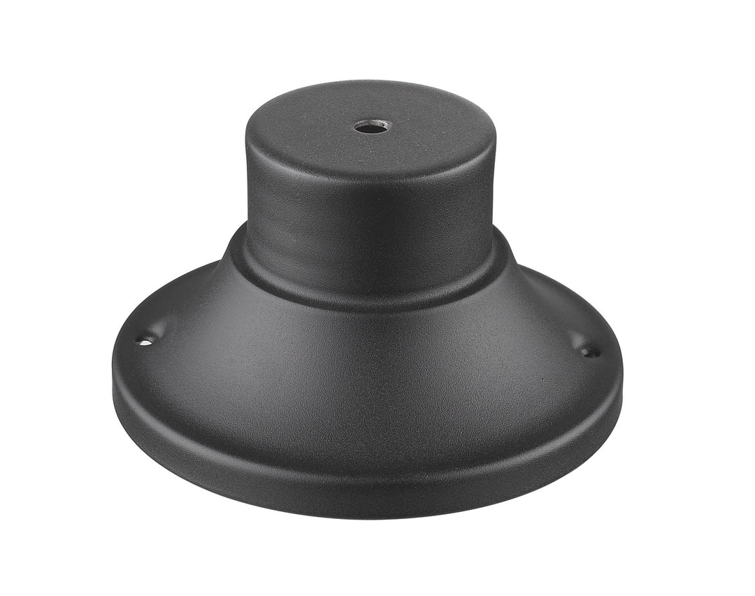 Pier Mounts Light Outdoor Posts - Hardware in Black - available from The Lighting Shoppe, trusted by Canadian homeowners