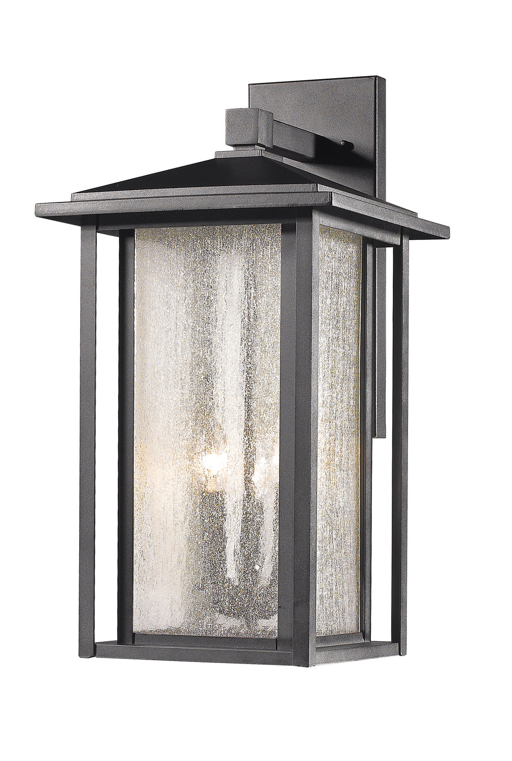 Aspen Three Light Outdoor Wall Light in Black - available from The Lighting Shoppe, trusted by Canadian homeowners