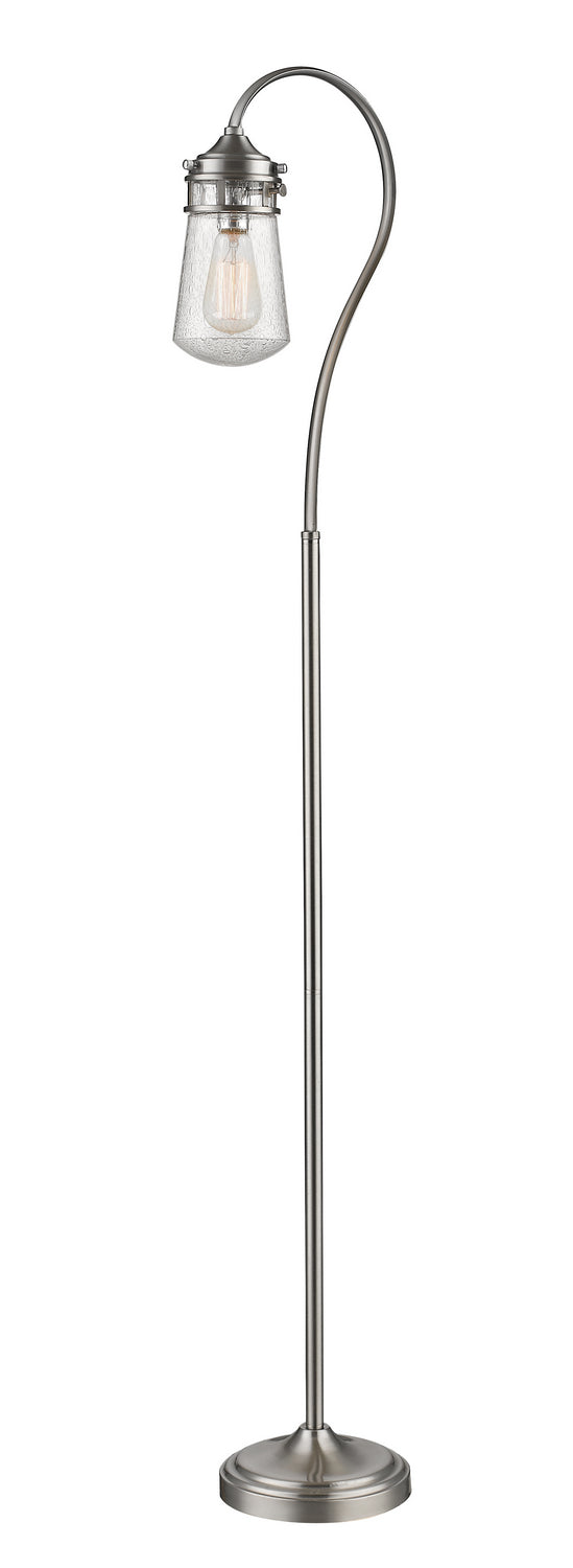 Celeste One Light Floor Lamp in Brushed Nickel - available from The Lighting Shoppe, trusted by Canadian homeowners