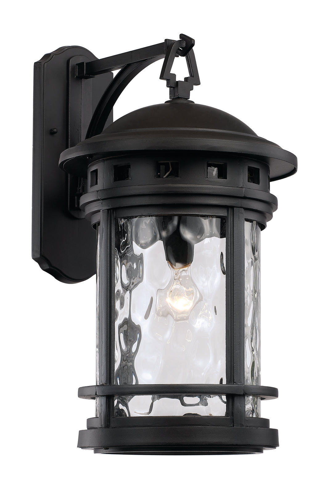Boardwalk One Light Wall Lantern in Black - available from The Lighting Shoppe, trusted by Canadian homeowners