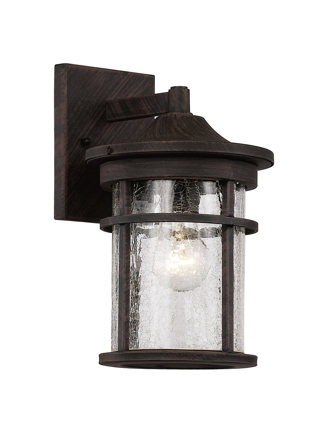 Avalon One Light Wall Lantern in Rust - available from The Lighting Shoppe, trusted by Canadian homeowners